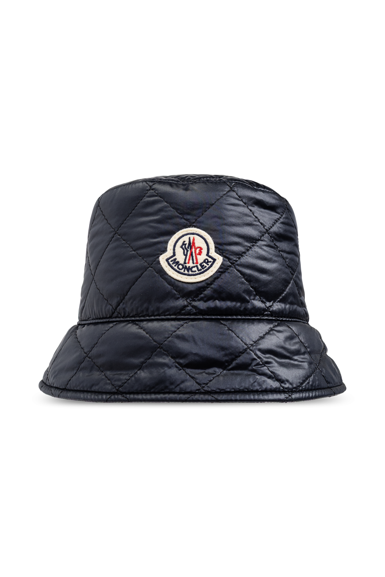 Navy blue Hat with logo Moncler - Vitkac France